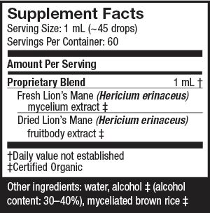 Host Defense - Lions Mane Extract - 1 fl oz