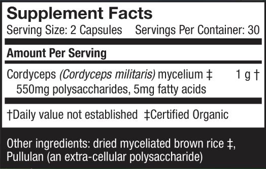 Host Defense - Cordyceps - 30 Veg Capsules