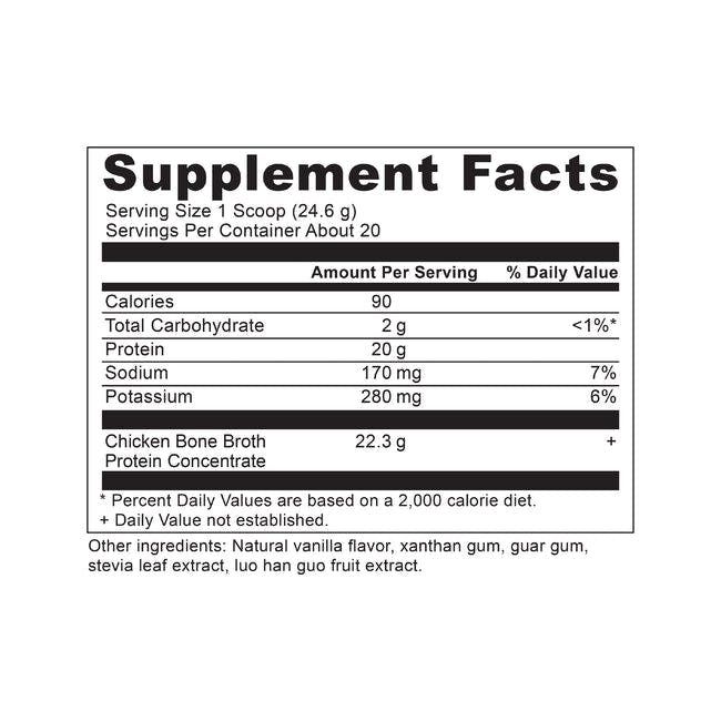 Ancient Nutrition - Bone Broth Protein Vanilla - 15.7 oz