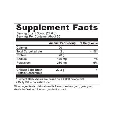 Ancient Nutrition - Bone Broth Protein Vanilla - 15.7 oz