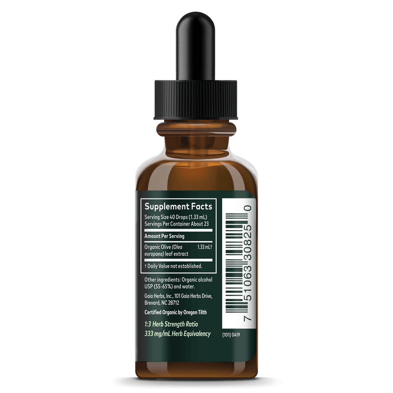Gaia Herbs - Olive Leaf - 1 oz