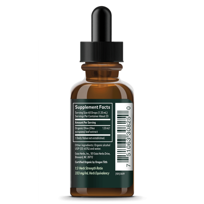 Gaia Herbs - Olive Leaf - 1 oz