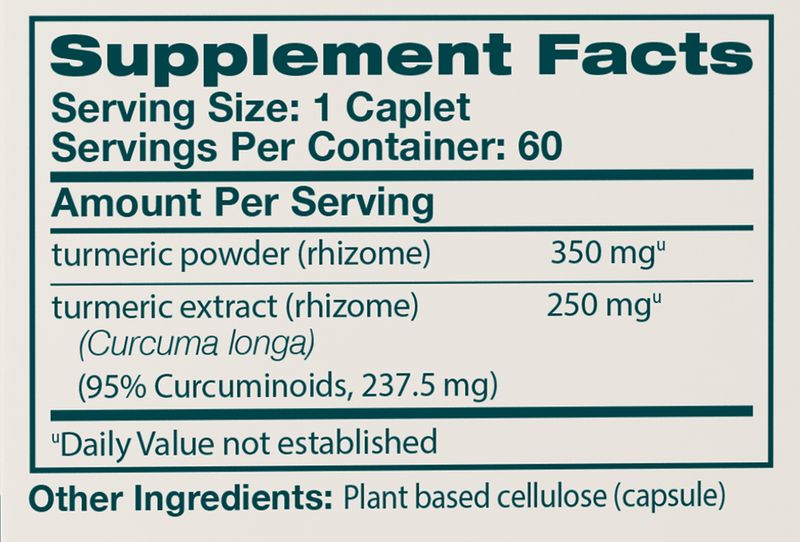 Himalaya - Turmeric 95 With Curcumin - 60 Veg Capsules