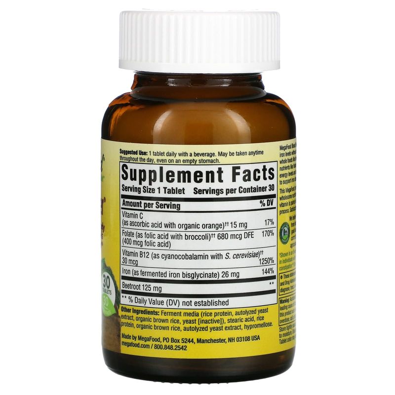 Megafood - Blood Builder - 30 Tablets