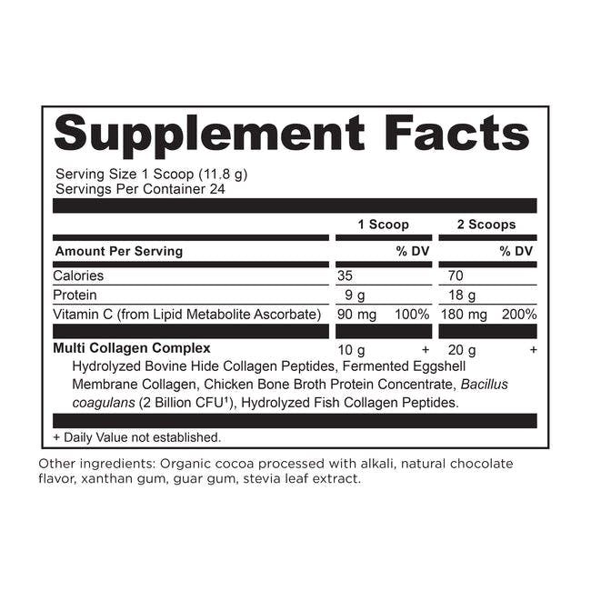 Ancient Nutrition - Multi Collagen Protein Chocolate - 10 oz