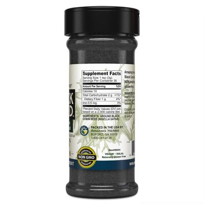 Amazing Herbs - Black Seed Black Cumin Seed - Ground - 4 oz