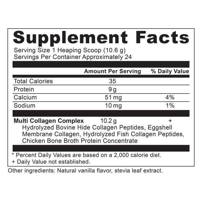 Ancient Nutrition - Multi Collagen Protein Vanilla - 253 g
