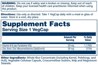 Solaray - Optizinc 30 mg - 60 count