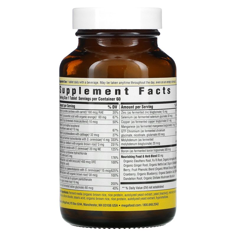 Megafood - Men’s One Daily - 60 Tablets