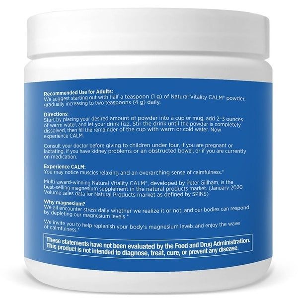 Natural Vitality - Natural Calm Original - 8 oz