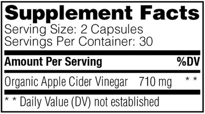 Enzymedica - Apple Cider Vinegar Caps - 120 Capsules