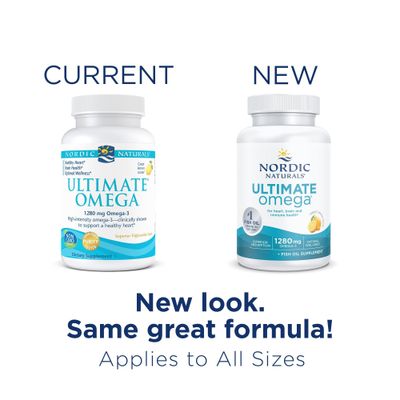 Nordic Naturals - Ultimate Omega Lemon 1000 mg - 60 count