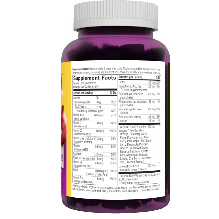 Natures Way - Alive - Women's 50+ Gummy Multi-Vitamins - 75 Gummies