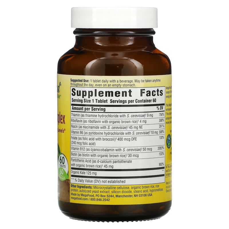 Megafood - Balanced B Complex - 30 Tablets