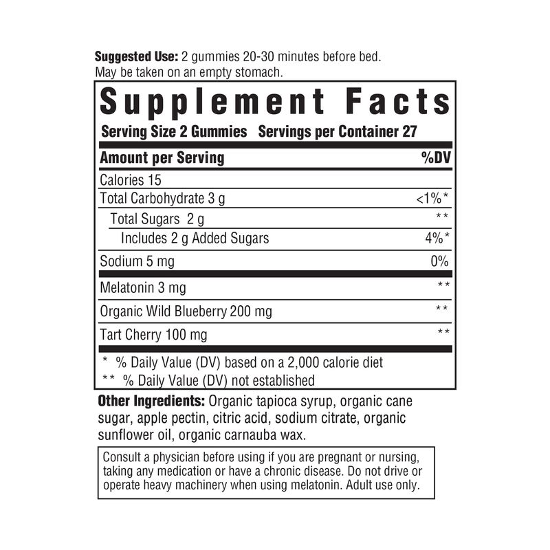Megafood - Melatonin Gummies 3 mg Berry - 54 Gummies