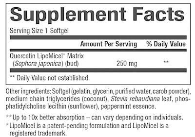 Natural Factors - Quercetin Lipomicel Matrix - 30 Softgels