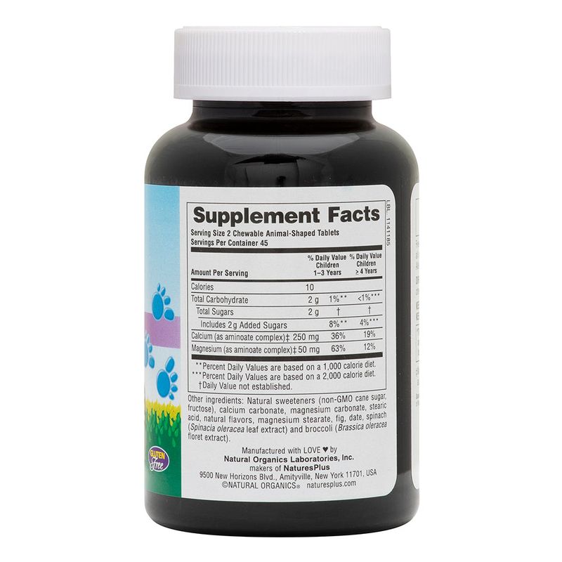 Natures Plus - Animal Parade Calcium Chewable - 90 count