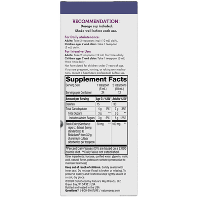 Natures Way - Sambucus Original Syrup - 4 oz