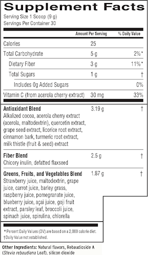 Barleans - Chocolate Silk Greens Powder - 9.52 oz