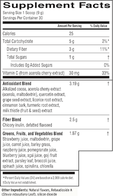 Barleans - Chocolate Silk Greens Powder - 9.52 oz