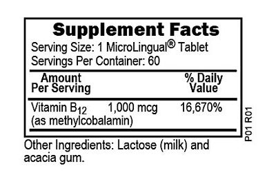 Superior Source - Methylcobalamin B-12  1,000 - 60 Tablets
