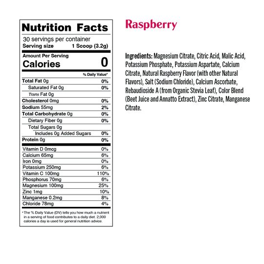 Ultima - Raspberry Electrolyte Powder - 10.2 oz