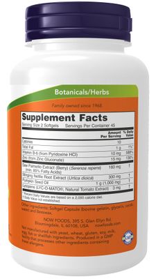 Now - Prostate Support - 90 Softgels
