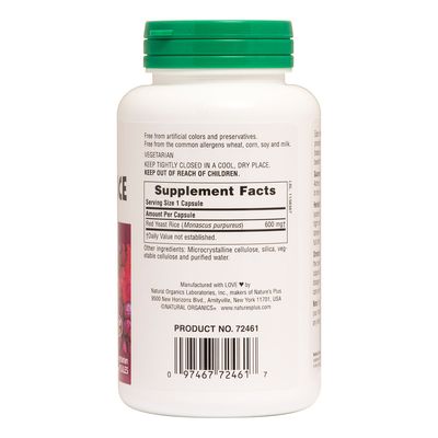 Natures Plus - Red Yeast Rice 1200 mg - 120 Count