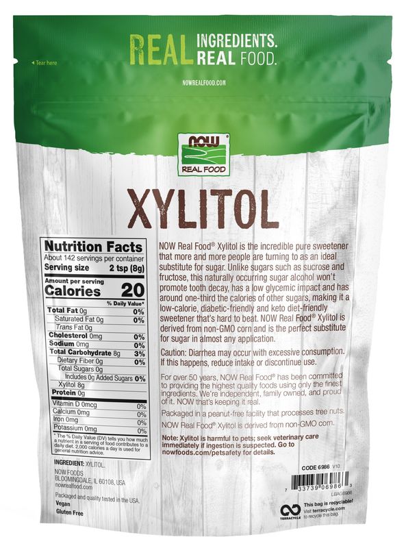 Now - Xylitol - 2.5 lbs