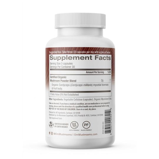 Om - Cordyceps - 90 Veg Capsules