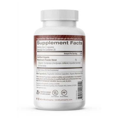Om - Cordyceps - 90 Veg Capsules