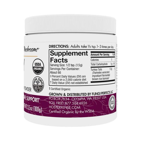 Host Defense - Turkey Tail - 100g powder