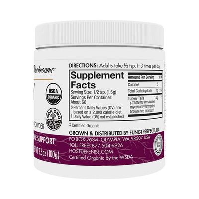 Host Defense - Turkey Tail - 100g powder