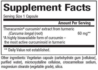 Natural Factors - Curcuminrich Double Strength Theracurmin - 60 Veg Capsules