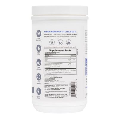 Natures Plus - Collagen Peptides Marine - 244 grams