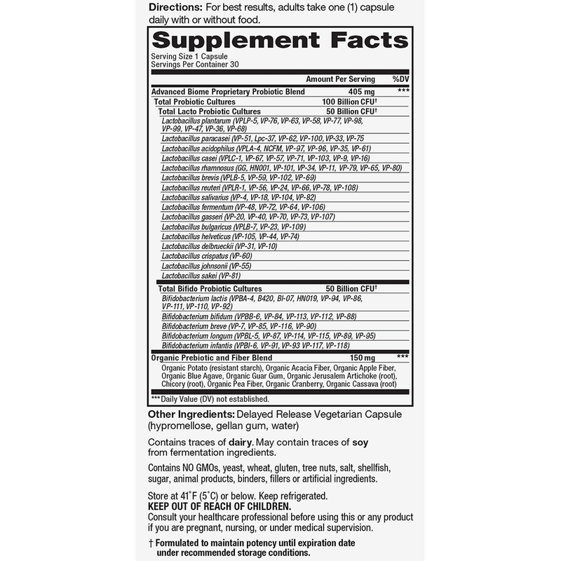 Vital Planet - Vital Fora Advanced - 30 Veg Capsules
