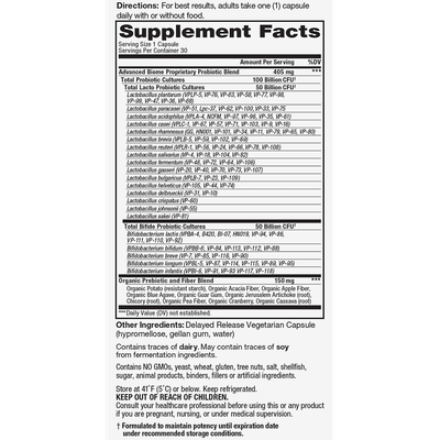 Vital Planet - Vital Fora Advanced - 30 Veg Capsules
