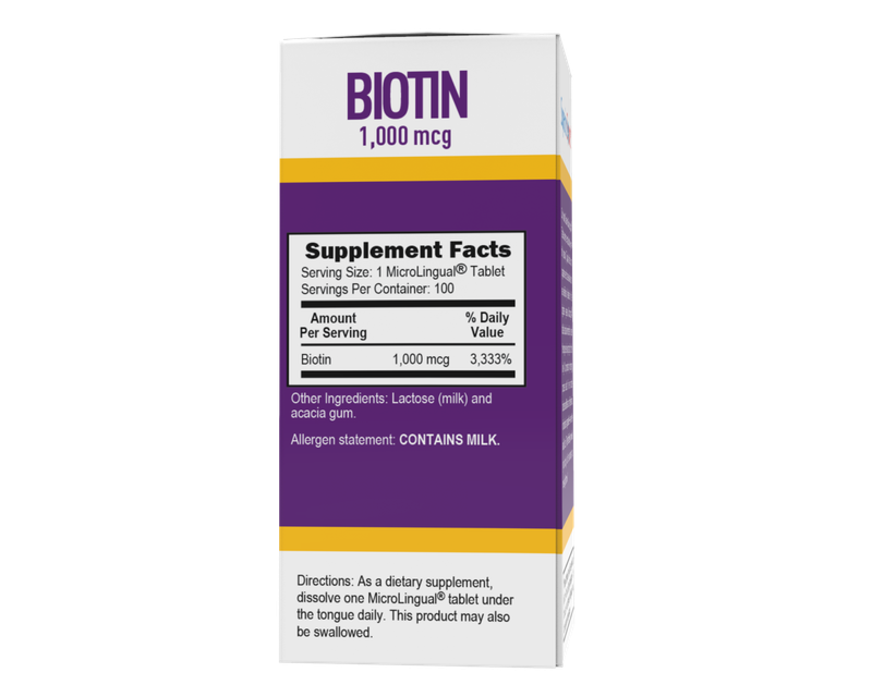 Superior Source - Biotin 1,000 mcg - 100 Tablets