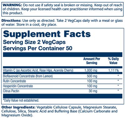 Solaray - Super Bio Vit C 1000mg Timed Released - 100 Vegcaps