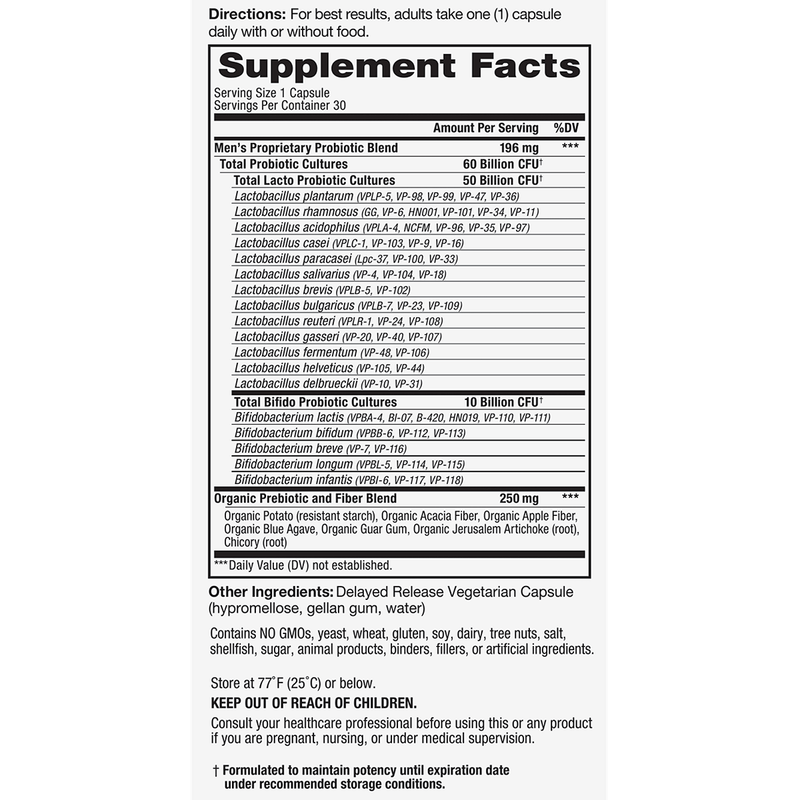 Vital Planet - Mens Daily Shelf Stable - 30 Capsules