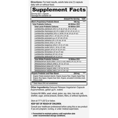 Vital Planet - Mens Daily Shelf Stable - 30 Capsules