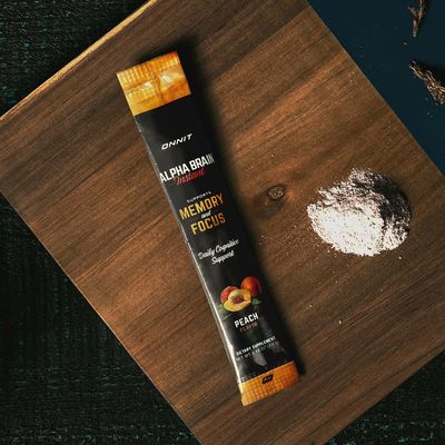 Onnit - Box of Alpha Brain Instant Peach - 30 Packets