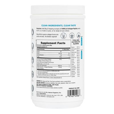 Natures Plus - Collagen Peptides Vanilla - 364 grams