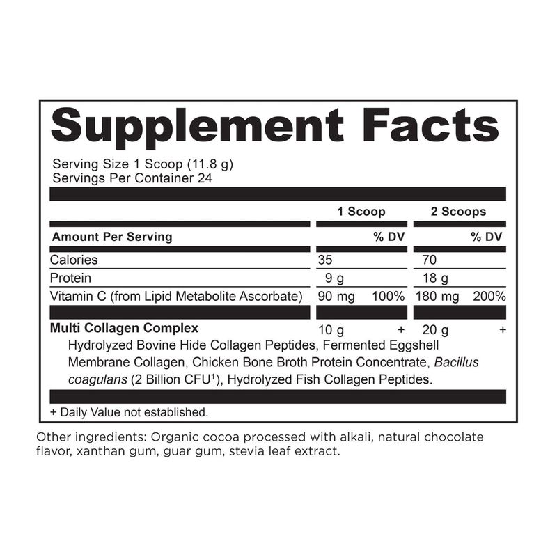 Ancient Nutrition - Multi Collagen Protein Chocolate - 16.65 oz