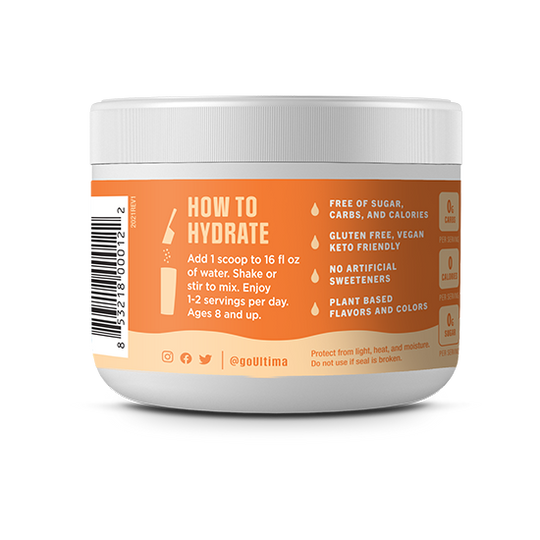 Ultima - Orange Electrolyte Powder - 3.6 oz