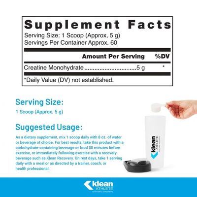 Klean Athlete - Klean Creatine - 315 grams