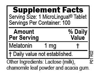 Superior Source - Melatonin 1 mg - 100 Tablets