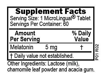 Superior Source - Melatonin 5 mg - 60 Tablets