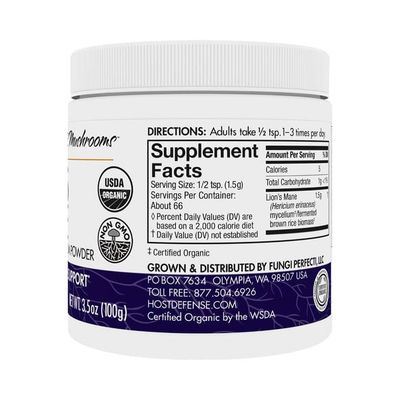 Host Defense - Lions Mane - 100g powder
