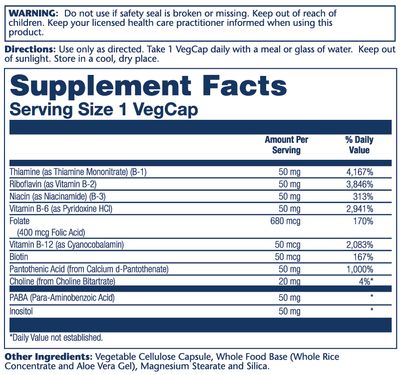 Solaray - B Complex 50 - 100 Capsules